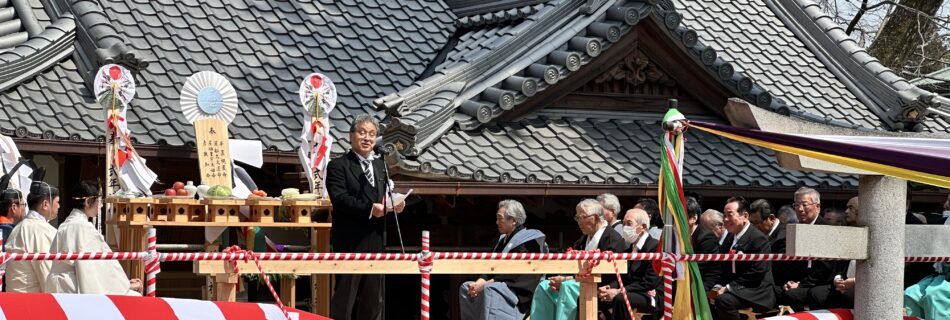 瀬古口稲荷神社の造営と名張市議会議員小林まさる