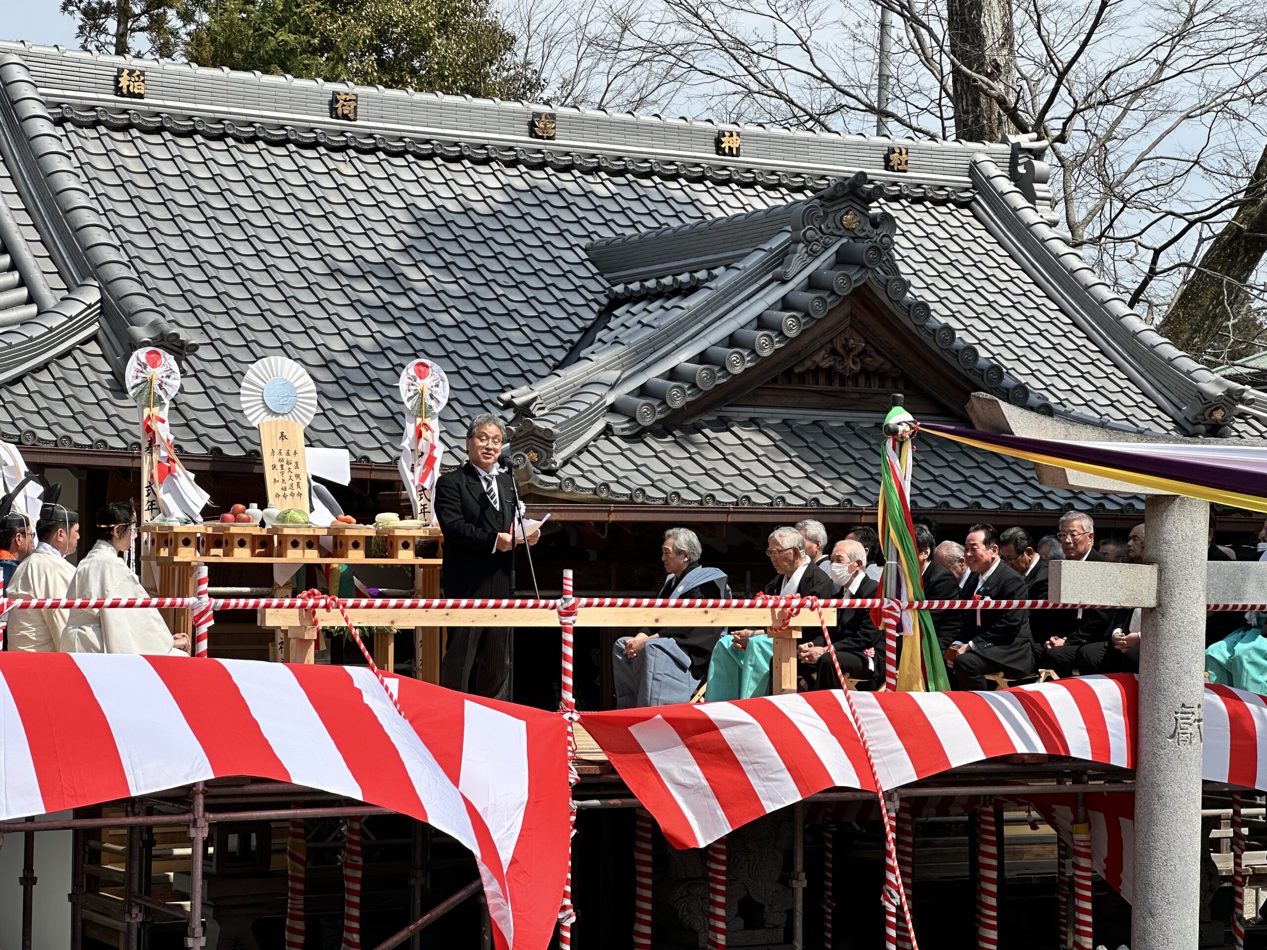 瀬古口稲荷神社の造営と名張市議会議員小林まさる